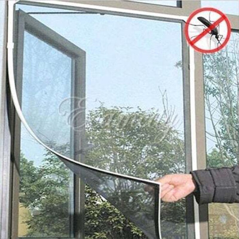 Mosquitera transparente para ventana, cortina para habitación, Protector contra insectos