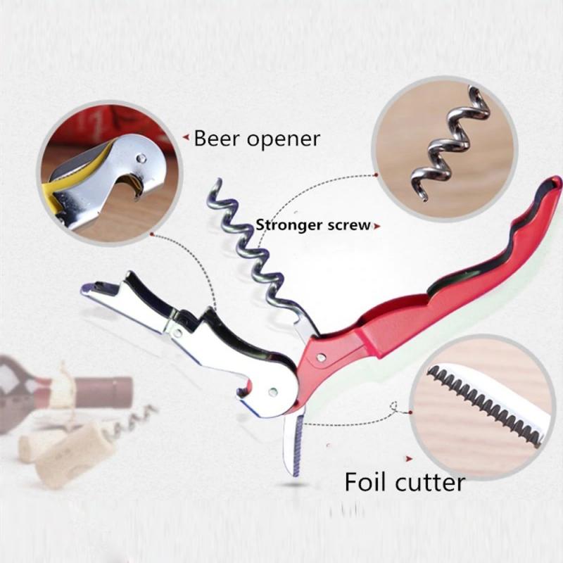 Rvs Flesopener Multifunctionele Wijn Flesopener Cutter Beer Kurkentrekkers Keuken Gadgets Bar Gereedschap