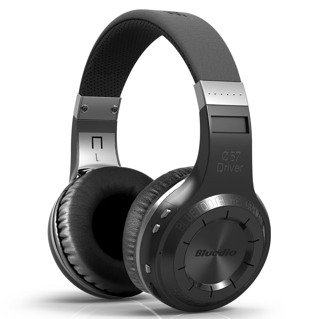 Bluedio HT-auriculares, inalámbricos por Bluetooth V5.0, cómodos auriculares estéreo con micrófono para llamadas y música: Black bubble bag