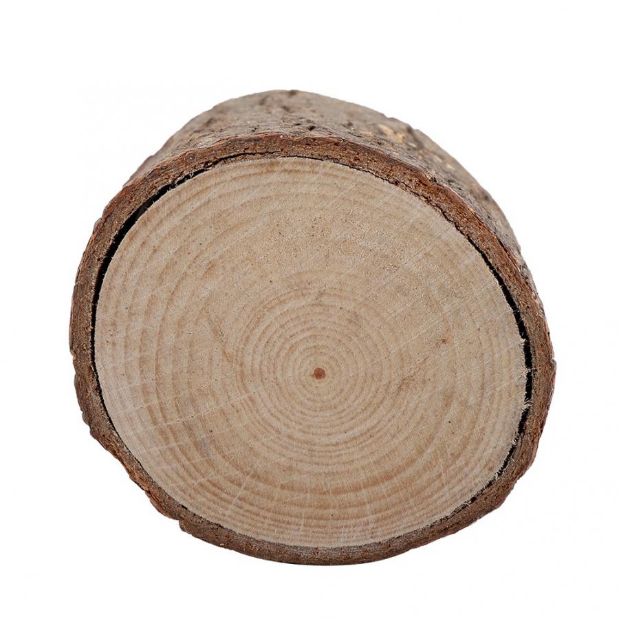 Wood Candle Holder Stand Timber Pile Candle Holder Stand Candlestick Log Flowerpot Ornament Decor Candle Holder Home Decoration