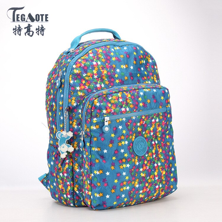 TEGAOTE Women Backpack for Teenage Girls Nylon Backpacks Mochila Feminina Female Travel Bagpack Schoolbag Sac A Dos