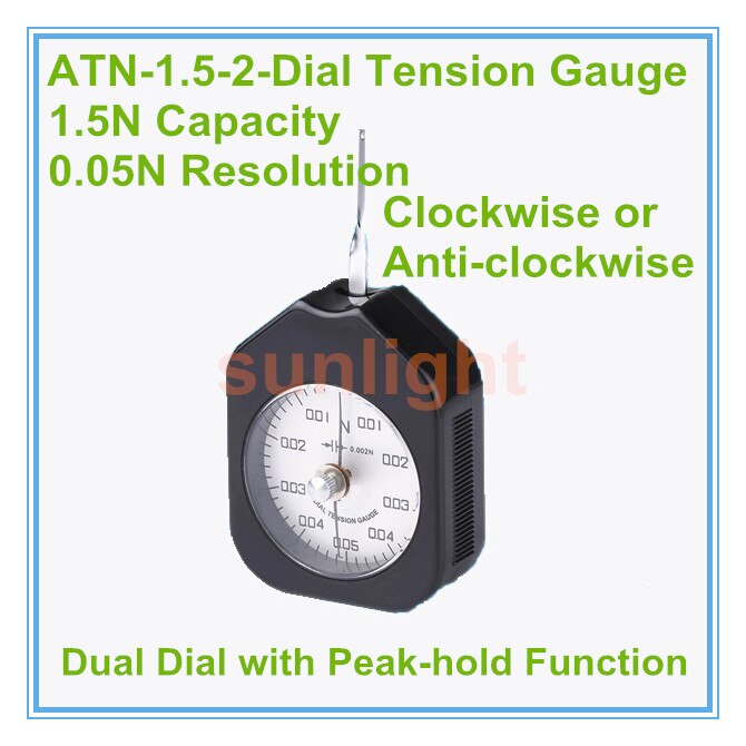 Medidor de tensión analógica de retención de pico 1.5N/0.05N ATN-1.5-2