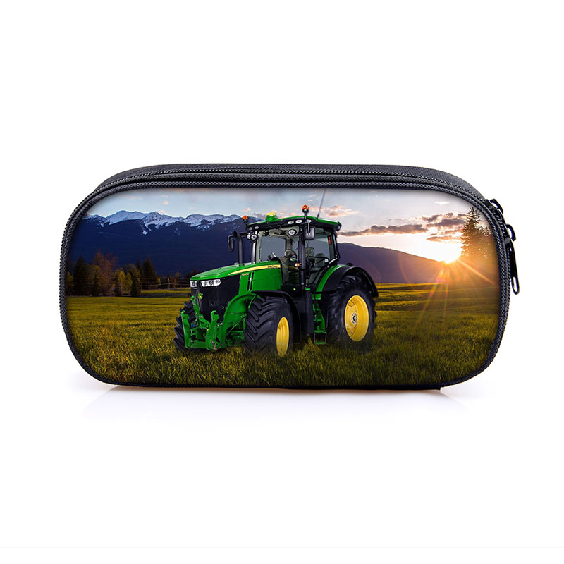 Bauernhof Traktor drucken Kosmetik fallen Bleistift Tasche Jungen Mädchen Stationäbetreffend Tasche freundlicher Schule fallen freundlicher Bleistift Kasten Schule Lieferungen Taschen: dqbbftractor02cw