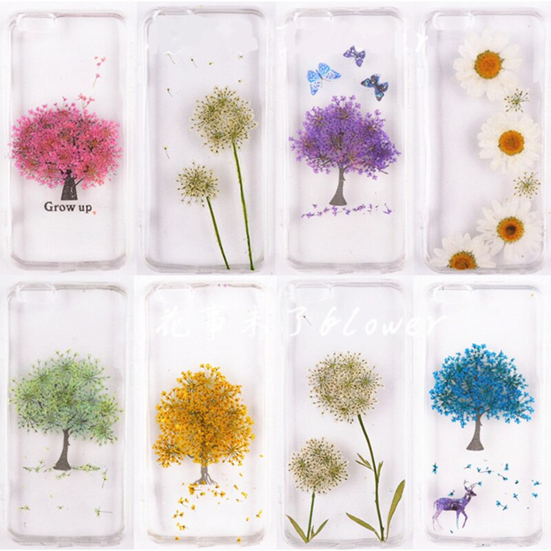 100 stk / pose vintergæk blomst naturlig tørret blomst presset blomst manicure tørret blomst dryp lim mobiltelefon cover gør det selv materiale