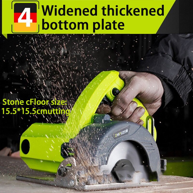 Z1E-TF-110 cutting machine multi-function handheld, 45 degree tile toothless chainsaw metal tile cutting machine