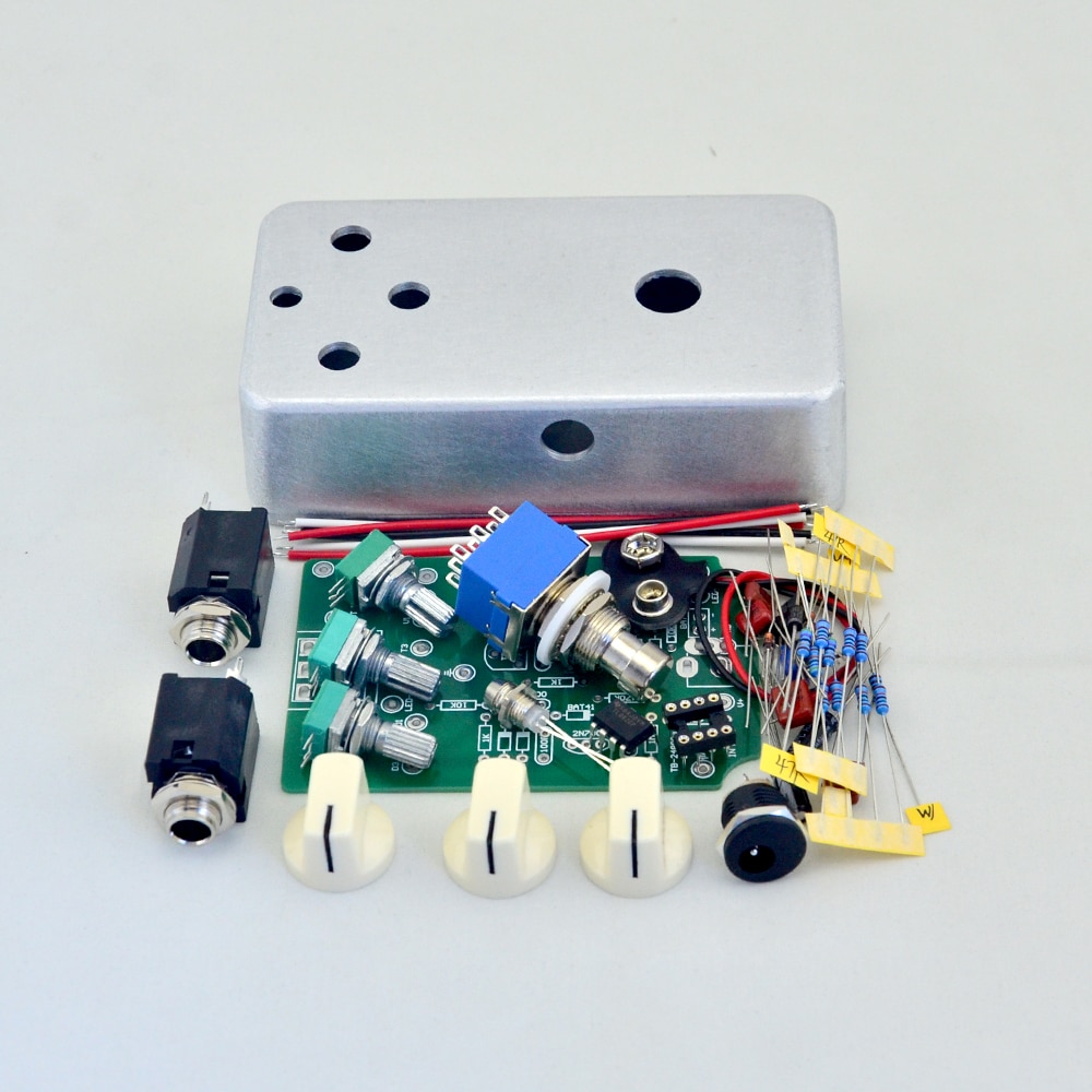 DIY Overdrive/retardo/pelusa/Boost/distorsión/Tremolo/Compresson Pedal de efectos de guitarra kit de Bypass verdadero Kits