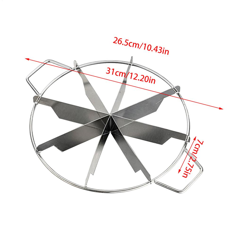 6/7/8 divisjoner pizzaskjærer rustfritt stål kakedeler ostekake skjærer rund bakverk ost pizzaskjærepresse maskinverktøy: Gul