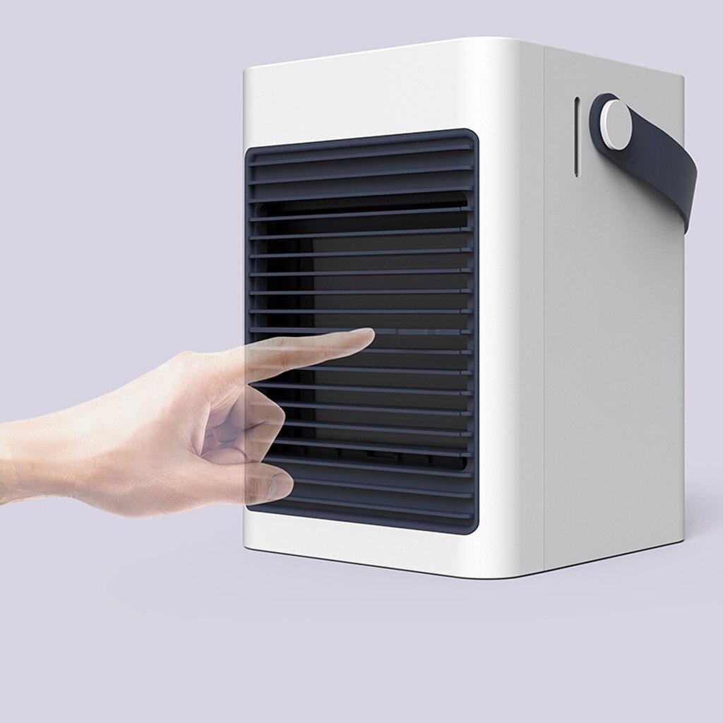 Portable Air Conditioner, Personal Air Conditioner Portable Air Cooler Desktop Air Cooling Fan Humidifier Purifier For Bedroom#