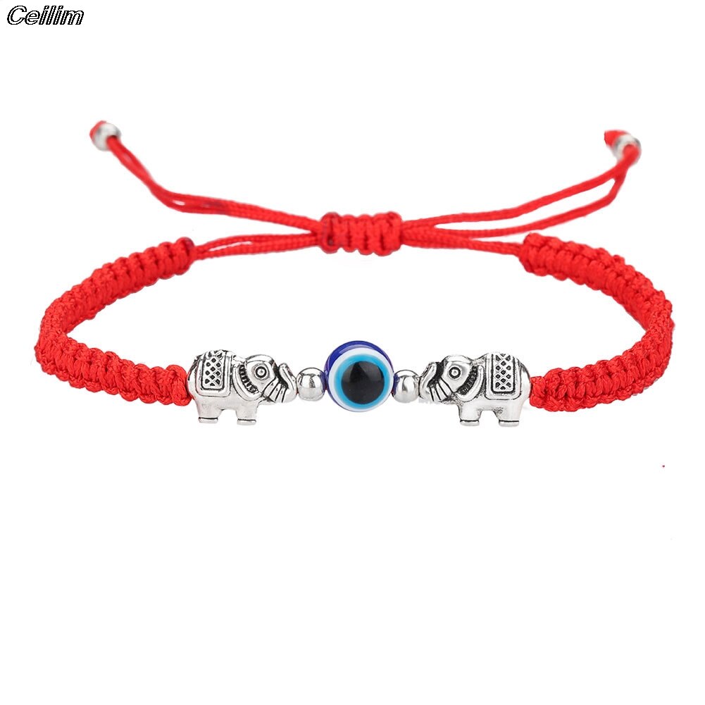 Evil Turkish Eye Hand Braided Rope Red Thread String Bracelet Women Men Charm Lucky Adjustable Bracelet Friendship Jewelry: 9