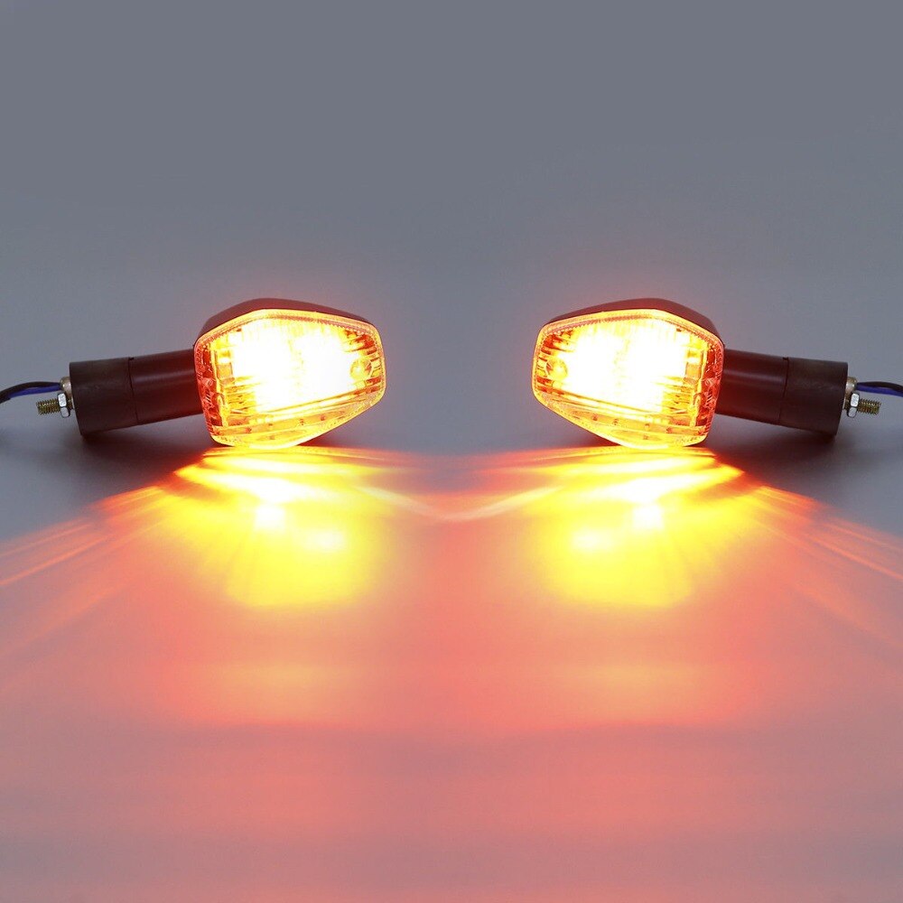 Motorcycle Turn Indicator Signal Len Winker Amber For Honda CBR600RR 2003 CBR600 F4i 2001-2006 CB900 2002-2007 CB400 03-12