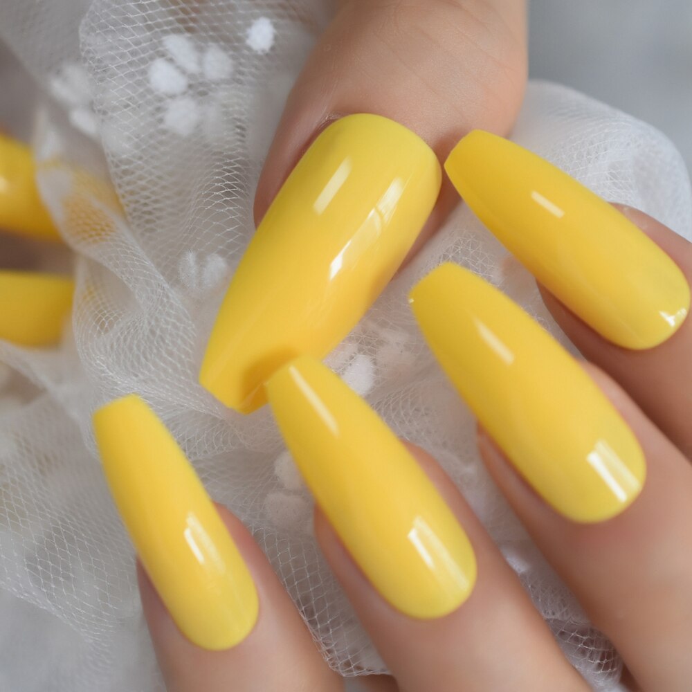 Ongles longs en forme de cercueil, en marbre rose Extra-Long, motifs pierre brillante, ballerine, pointes d'ongles à la pré-conçus, avec onglets à colle: L5240