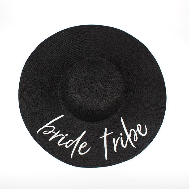 BRIDE bride tribe floppy Summer beach Sun Hats Honeymoon bridesmaid maid of honor party cap hats: BRIDE TRIBE