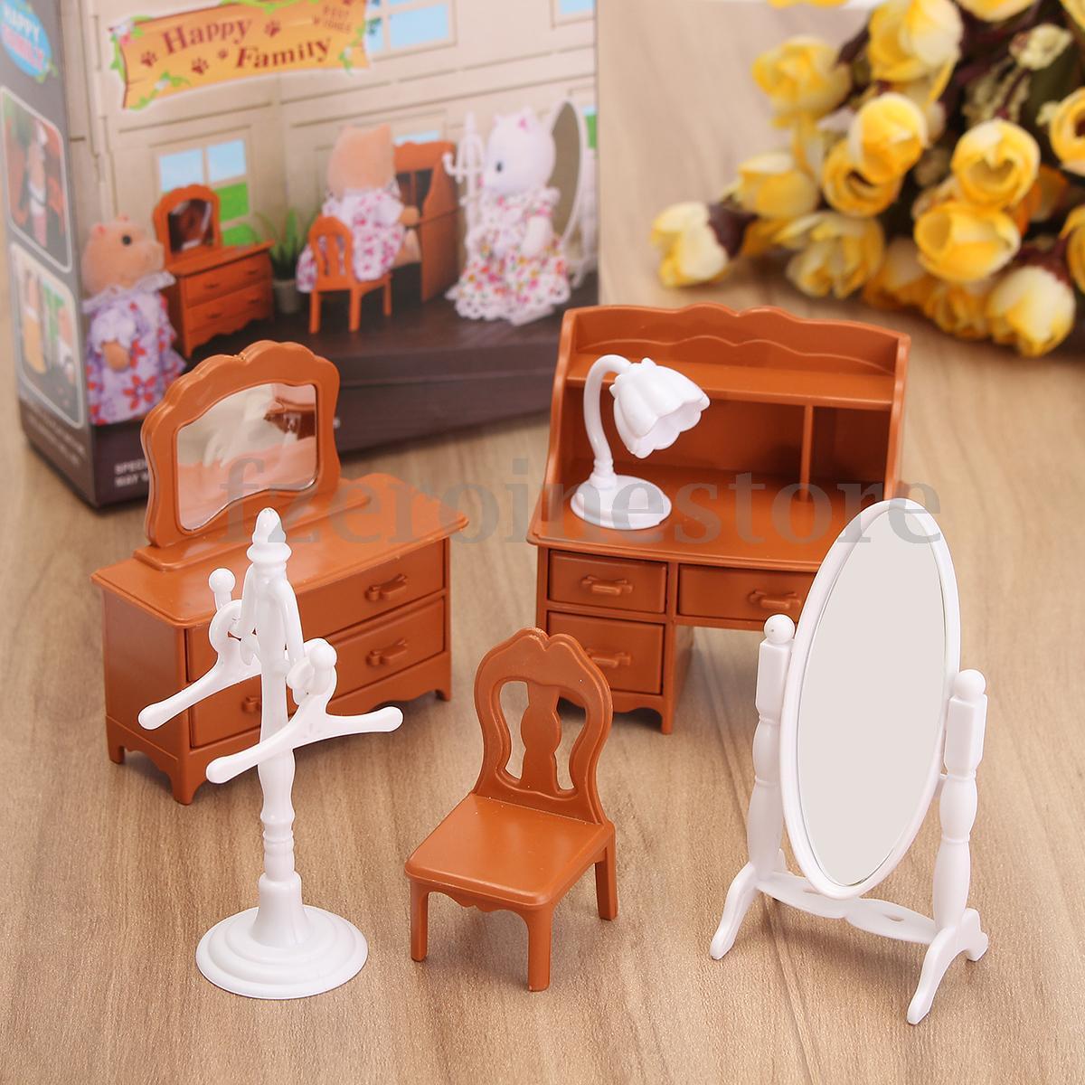 Kinderen Speelgoed Poppenhuis Speelgoed Miniatuur Woonkamer Kaptafel Meubels Sets Voor Mini Kinderen Poppenhuis Home Decor