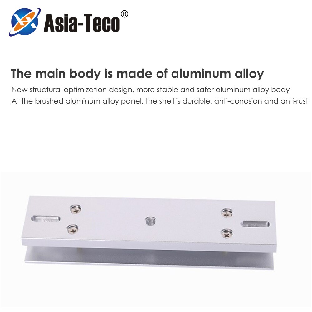 280kg Magnetic lock U shape bracket f for frameless glass door Access Control System Accessory