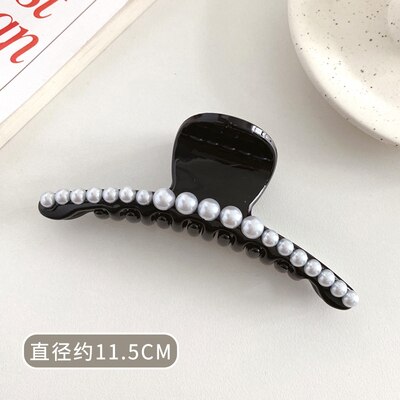 HangZhi Retro Large Hair Claws Hair Grab Clip Girls Hair Accessories Acrylic Bath Hairpins Barrettes for Women Girls: 04