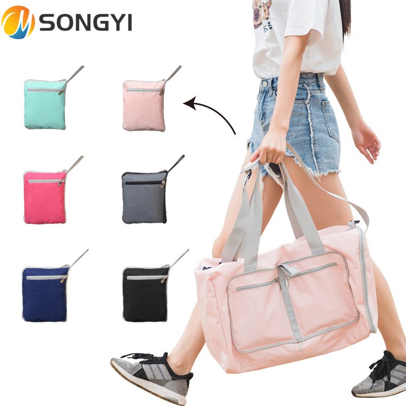 SONGYI Sports Handbag Solid Fitness Yoga Training Bag Short-distance Sports Shoulder Portable Men Women Luggage Bag Y189