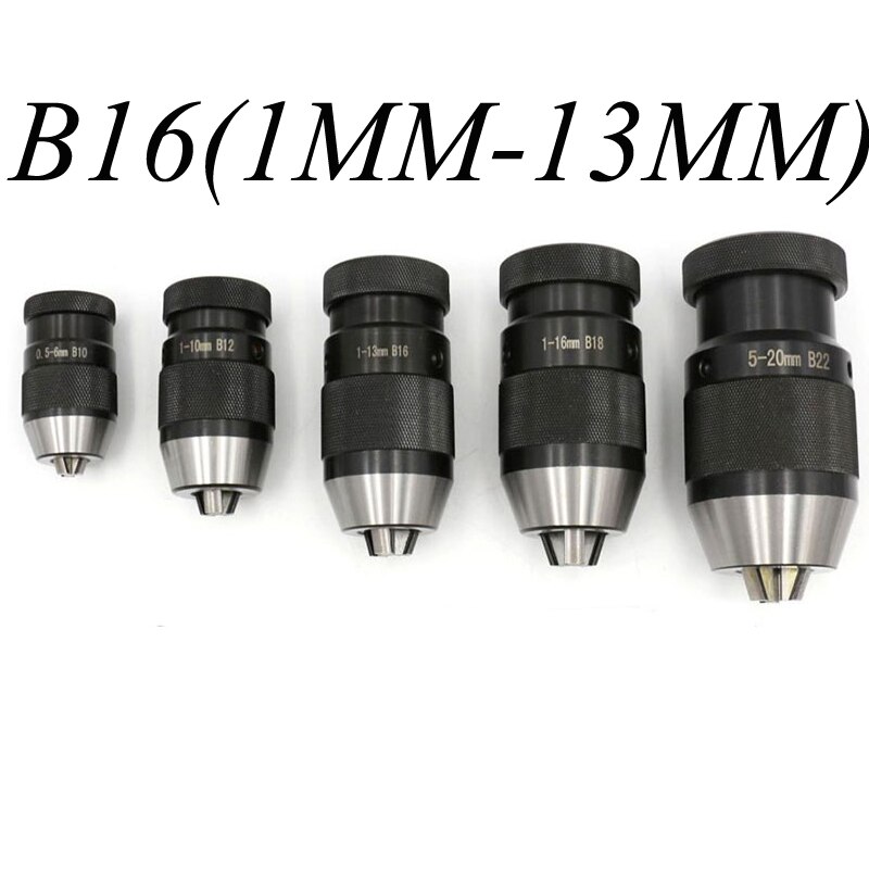 Bohrfutter Arbor Selbst Straffen Keyless Bohrfutter Arbor Selbst Anziehen Spann MT2-B16 Arbor: B16(1MM-13MM)