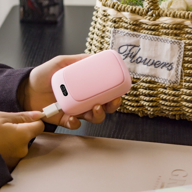 Chauffe-mains électrique USB Rechargeable, chauffe-mains Portable de poche réutilisable, pour les Sports de plein air, d'hiver a