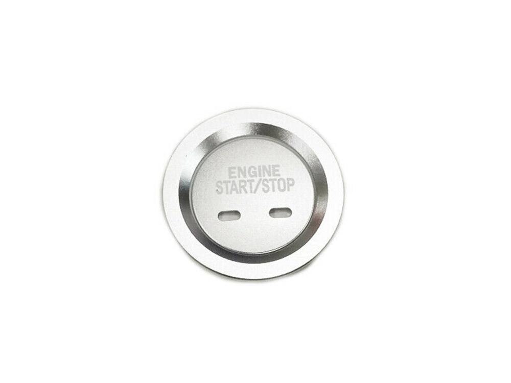Motor Push Start Button Cover &amp; Ring Voor Cadillac Chevy Gmc Tahoe Malibu: Silver