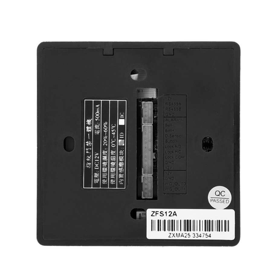 Fingerprint Reader ID Card Induction Password Door Access Control System Security Entry Machine Door Entry System