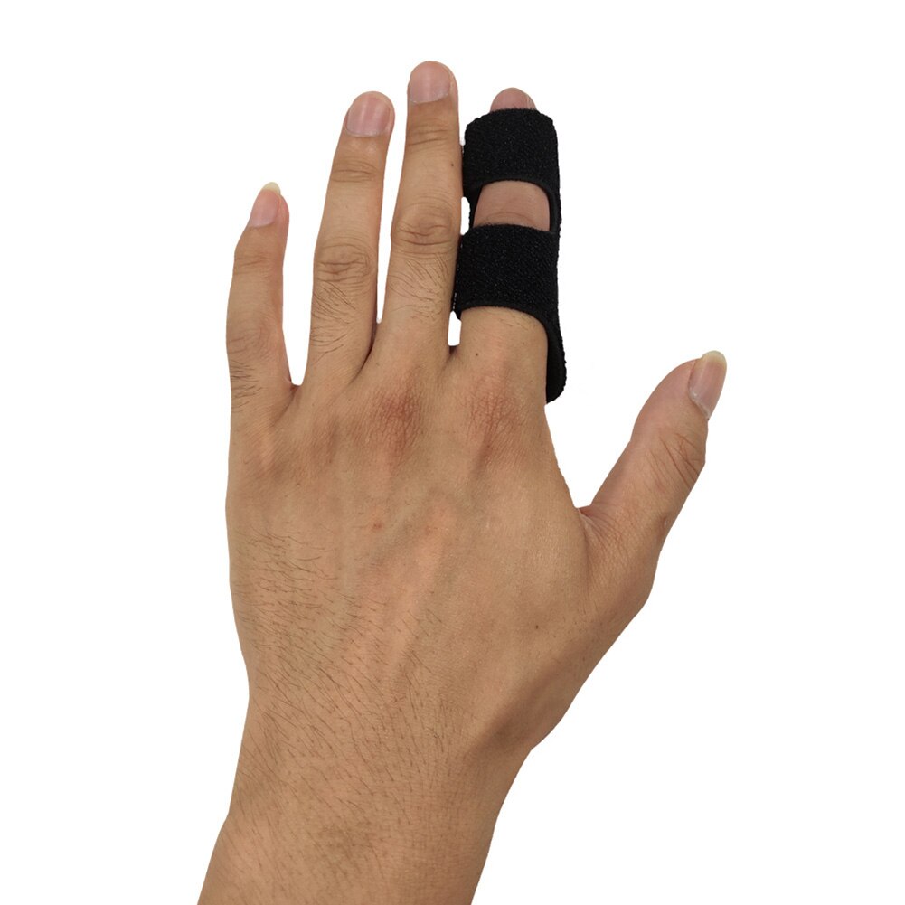 Finger splint beskyttelsesbånd nylon bandage support wrap basketball volleyball indbygget aluminium strip
