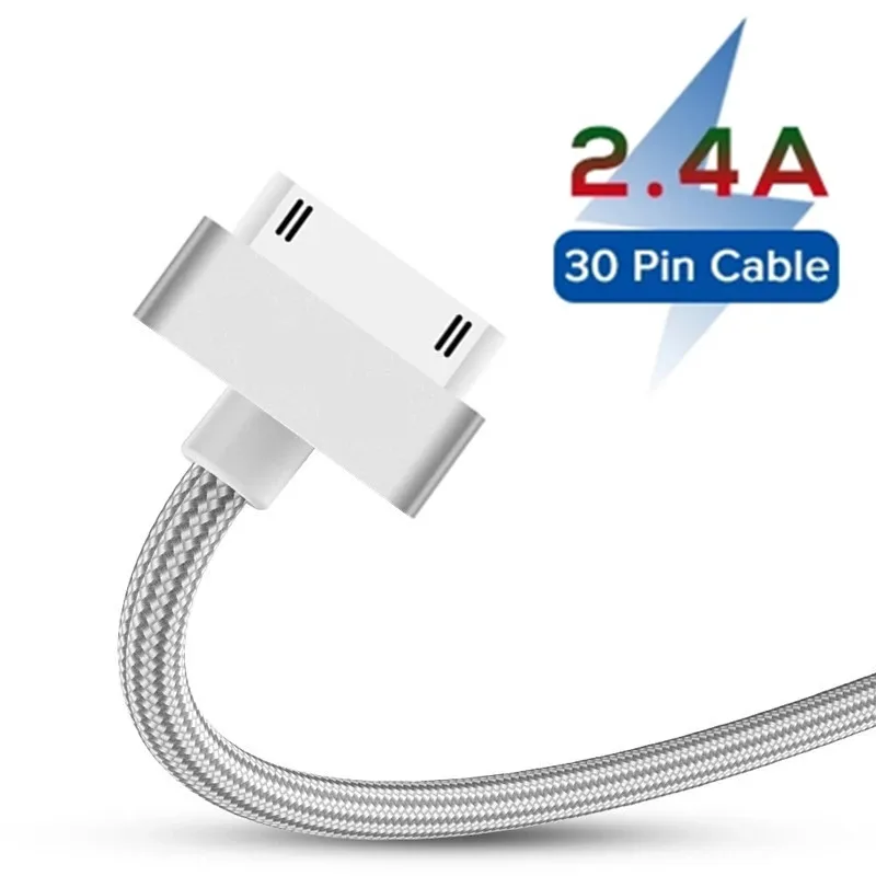 USB-Kabel Schnellladung für Apfel iPhone 4 4s 3GS 3G iPad 1 2 3 iPod Nano berühren 30-poliger Original-Ladeadapter Datensynchronisierungskabel