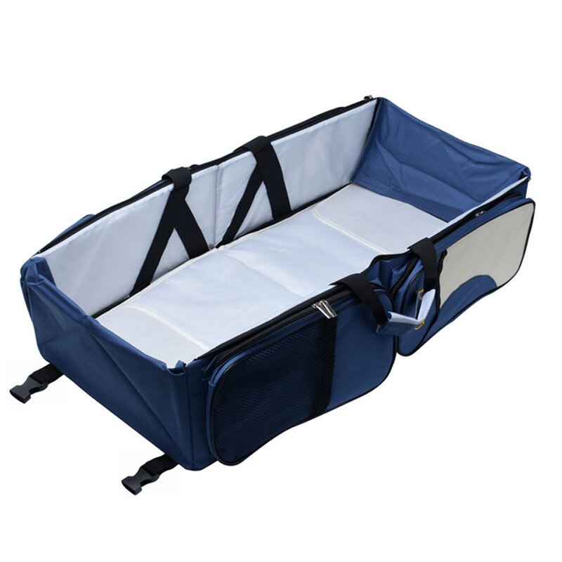 Multifunktionell hopfällbar spjälsäng resebärbar mumie axelväska multifunktionell bolsa de cuna läggbar bolsa viaje de momia