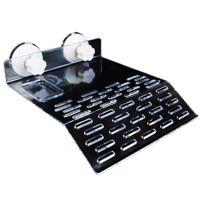 Turtle Platform Turtle Tank Platform Aquarium Animal Transparent Water Tank Dock Reptile Habitat Rock Climbing Frame: Default Title