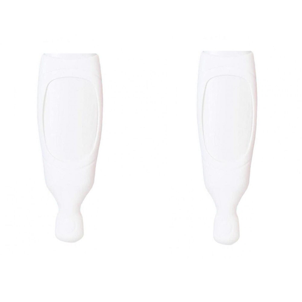 Shower Dispenser Shampoo Silicone Squeeze Bottle Organizer Wall Mounted with Hook Silicone Soap Dispenser Bath Accessories: White 2PC