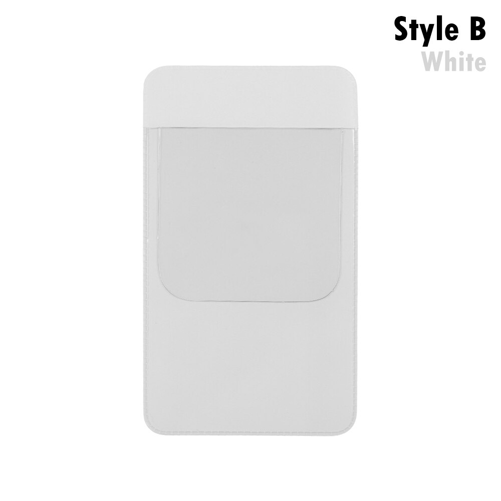 1Pc Kleurrijke Pvc Pocket Protector Lekvrije Pen Pouch Artsen Verpleegkundigen Zak Voor Pen Lekken Kantoor ziekenhuis Levert: Style B-white