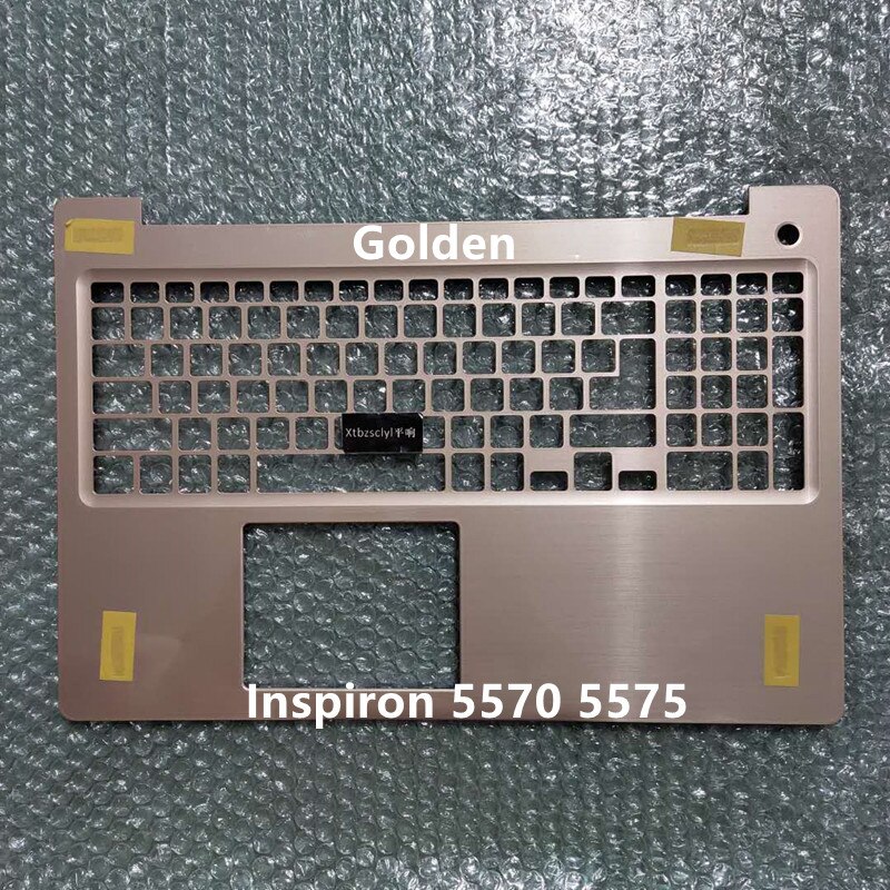Nowy dla Dell Inspiron 15 5570 5575 LCD tylna pokrywa górna górna pokrywa klawiatura dolna pokrywa dolna skrzynka 0X4FTD 0TTK82 0M1FJK 0N9W2D: Golden C