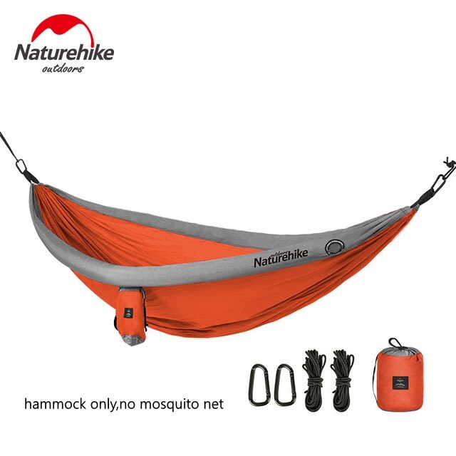 Naturehike doppio Tunnel tipo amaca pieghevole leggera appesa letto a dondolo per dormire con zanzariera campeggio da viaggio all&#39;aperto: Red Hammock Only