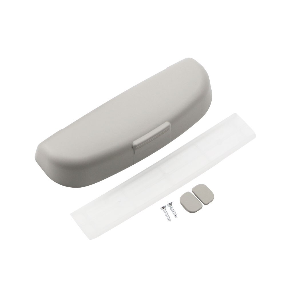 Zeratul Auto Glasses Case for Skoda Fabia Superb Rapid Yeti for BYD F3 F10 S6 G3 F0 F3R Car Sunglasses Sunglass Holder Box Case: Gray
