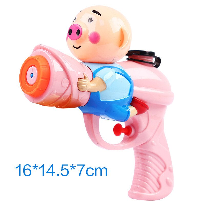 Children Beach Toy Boys and Baby Water Play with Water Outdoor Bath Swimming Cartoon Piggy  Water: Little Pig Gun Pink