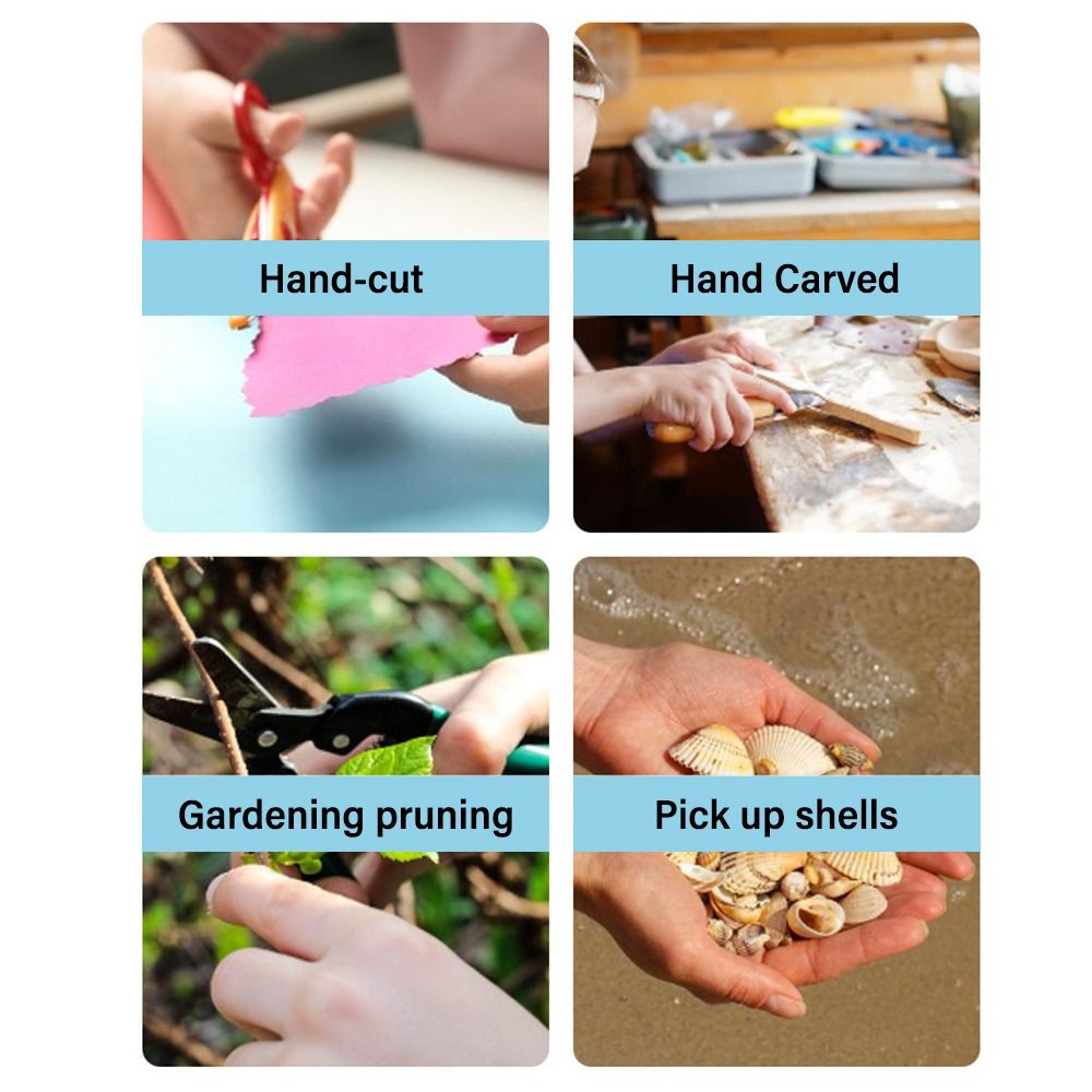 Grijze anti-snijhandschoenen voor kinderen HPPE Hendel 5-werkveiligheidshandschoenen Slijtvastheid Handbescherming Beschermende wanten Carving