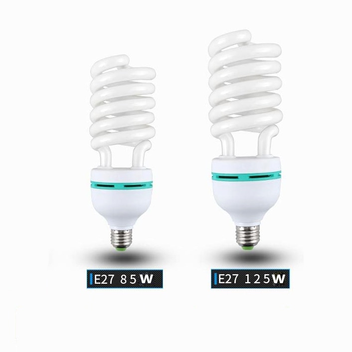 85W 125w, tubo espiral de alta potencia, ahorro de energía, protección ambiental, Bombilla E27, bombillas de iluminación para el hogar y el dormitorio