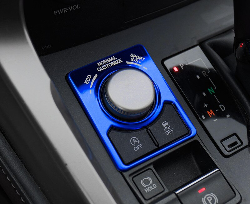 Mallille lexus nx series  nx300h nx200t auton muotoiluliikkeen liiketila paneelin rungon muutos sisustustarvikkeet: Sininen