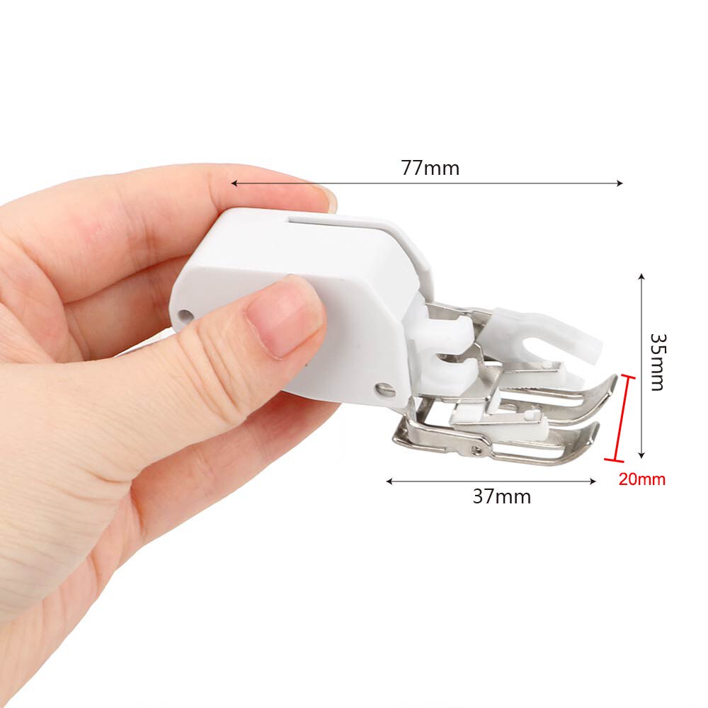 Piedino per macchina da cucire piedini per piedi in tessuto per ali a gambo basso punti di alimentazione abbigliamento trapuntatura arti domestiche artigianato: Presser Foot