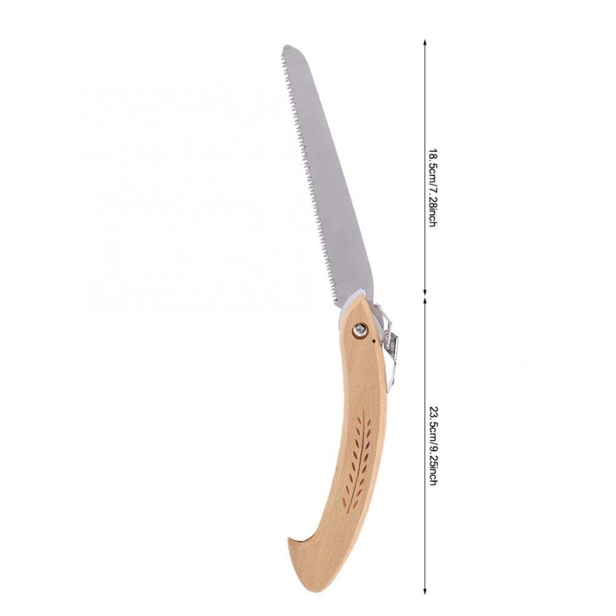 18.5cm Foldable Pruning Hand Saw With Anti-slip Handle Portable Outdoor Garden SK5 Alloy Metal Gardening Branch Saw Hand Tool