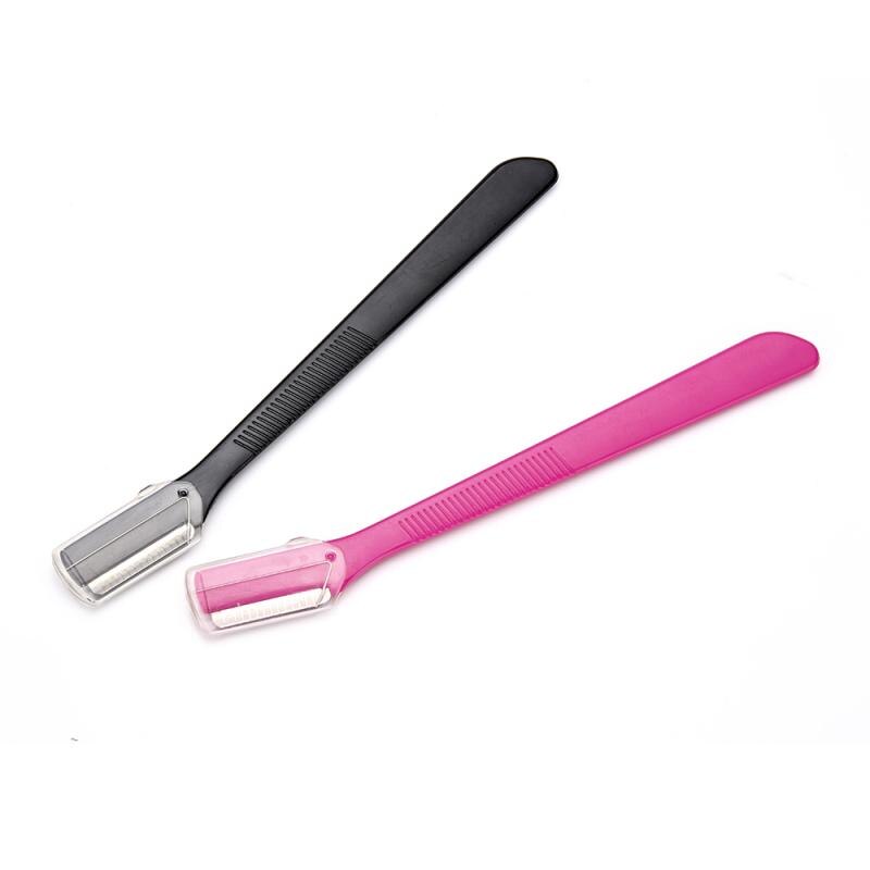 2 stk/parti øjenbrynstrimmerblade shaver makeup skarp rustfrit stål øjenbrynskniv hår revomal skraber shaver shaver kosmetik