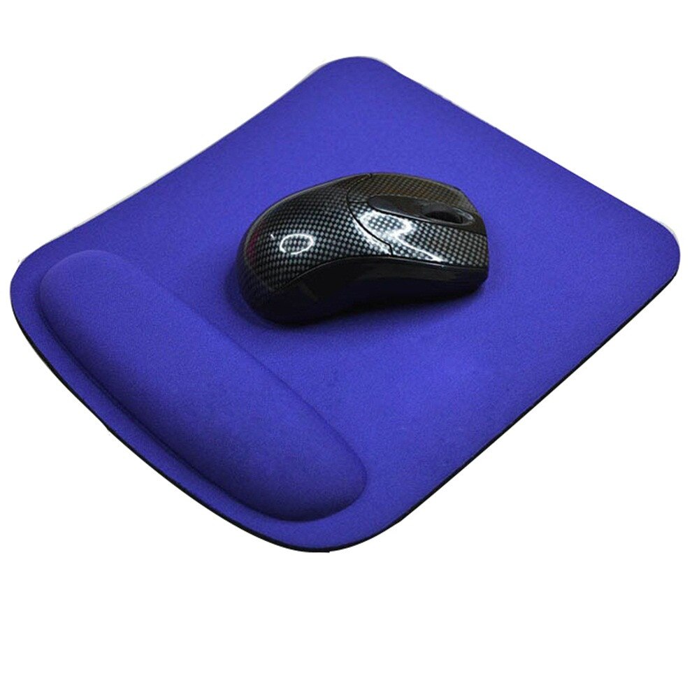 Gel Wrist Rest Support Game Mouse Mice Mat Pad Anti Slip Square Mouse Pad for Laptop Optical Mouse 21 * 23cm Коврик для мыши: Blue