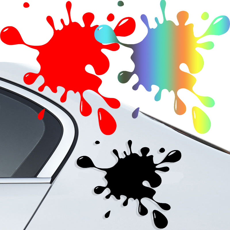 Stain Imprint Car Stickers Interesting Scratch Blocking Vinyl Decals Car Door Glass Bumper Decorative Stickers Car Part