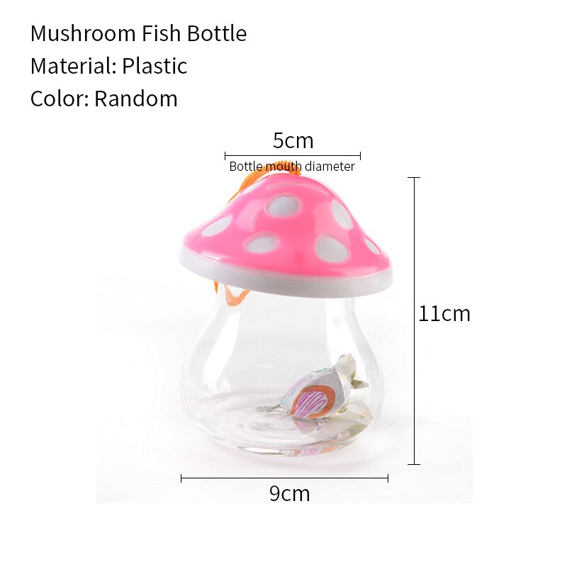 Aquarium Portable 1 pièce, boîte d&#39;élevage de poissons, Mini tortue de poisson rouge, réservoir de petits reptiles, fournitures d&#39;accessoires pour animaux de compagnie: 6