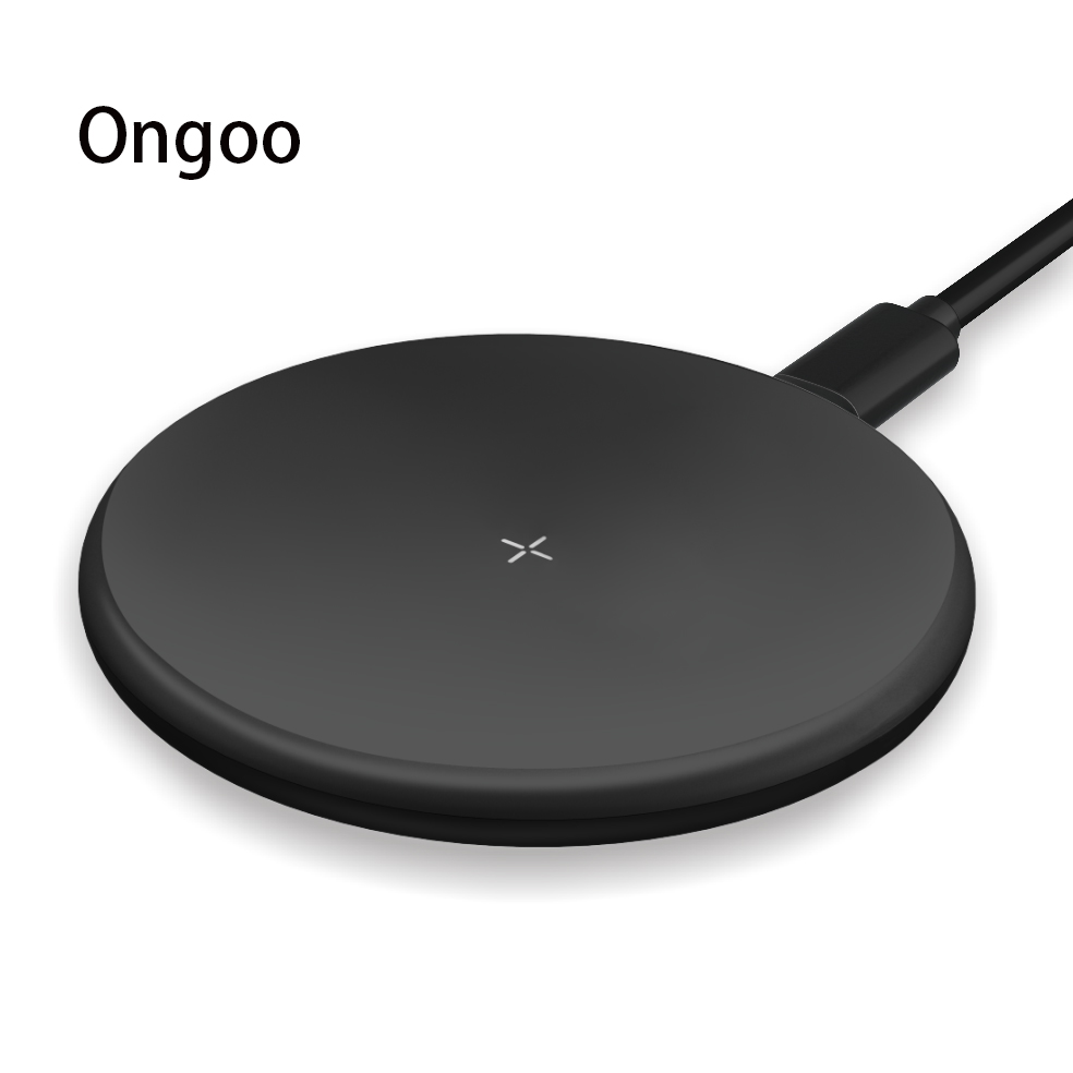 Ongoo wireless charger pad qi for iphone 13 12 pro max for iphone 11 x 8 apple watch certified wireless charger phone charging