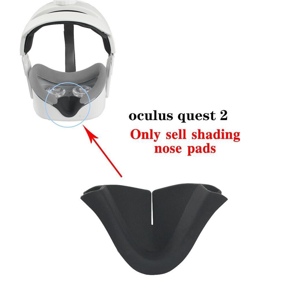 Coussinet nasal Anti-fuite pour Oculus Quest 2 VR, protection Anti-lumière, en Silicone, , K3U1