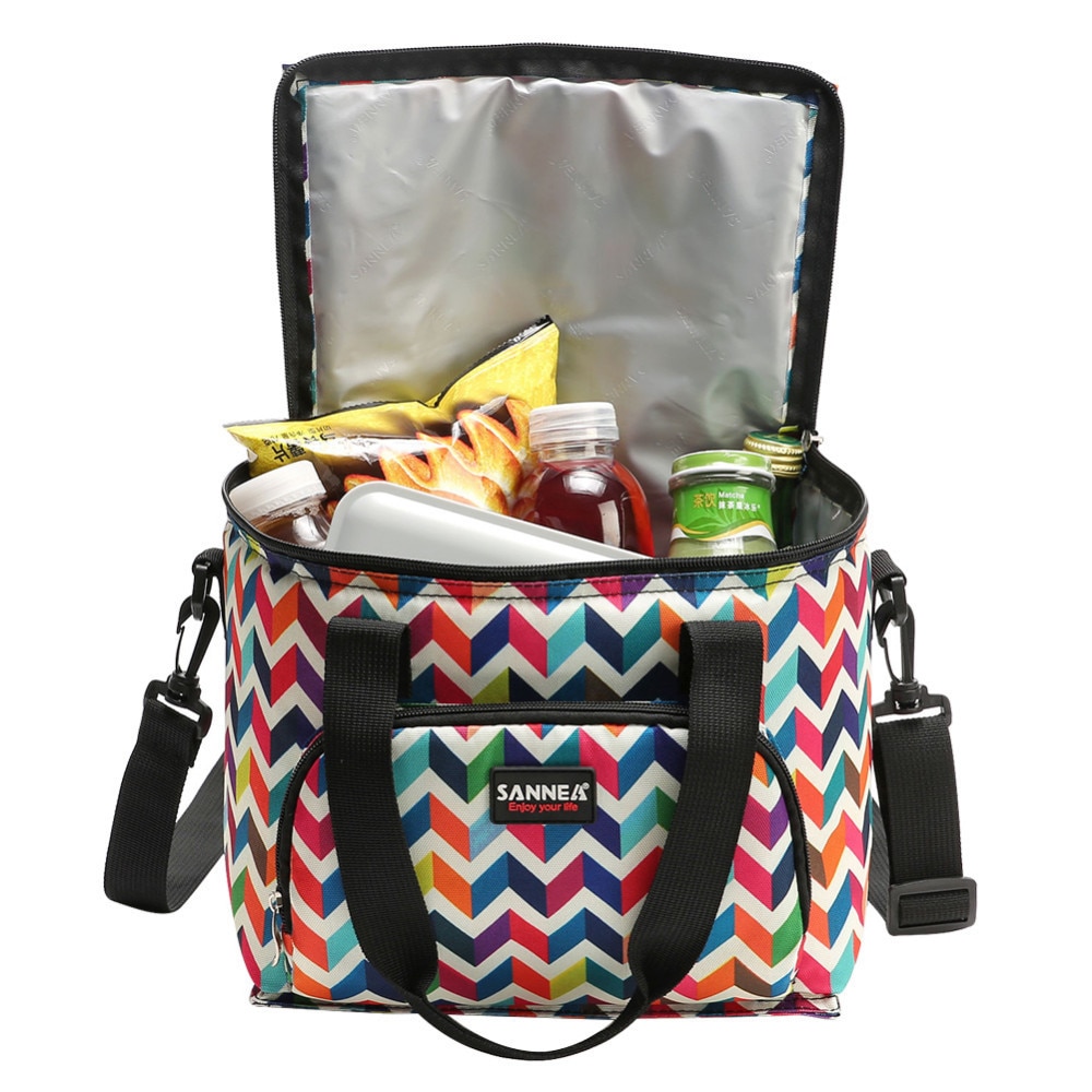 Männer Frauen Große Kapazität Tragbare Mittagessen Tasche Frisch Halten Box Isolierte Tote Wasserdicht Cool Reise Lebensmittel Mittagessen Lagerung Hand Taschen