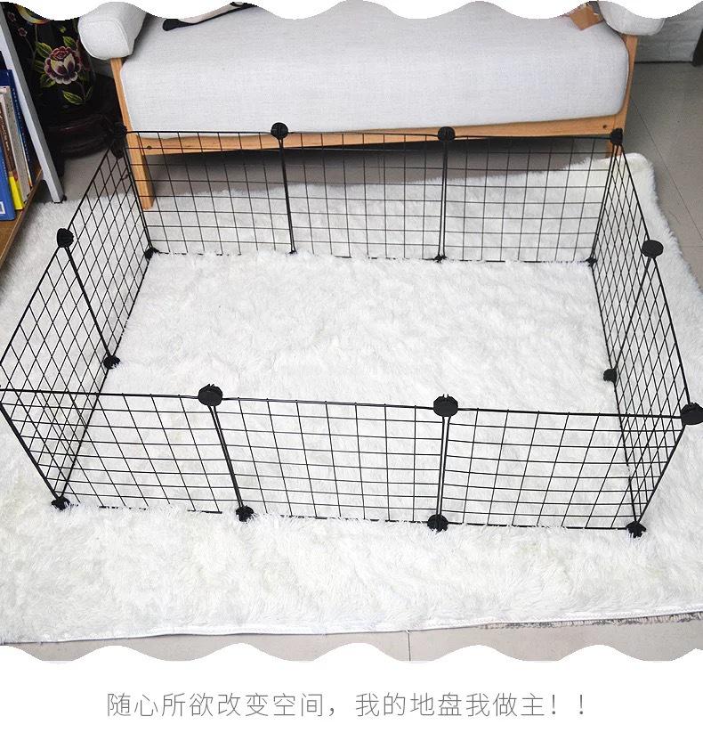 DIY Combination Wire Mesh Pet Cage dog Cat Rabbit Cage Multi Function Fence Iron Cage Guinea Pig Metal Hamster Cages