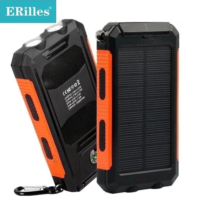 Solar Power Bank 80000Mah Draagbare Opladen Poverbank Externe Batterij Oplader Powerbank 80000Mah Voor Alle Smartphones