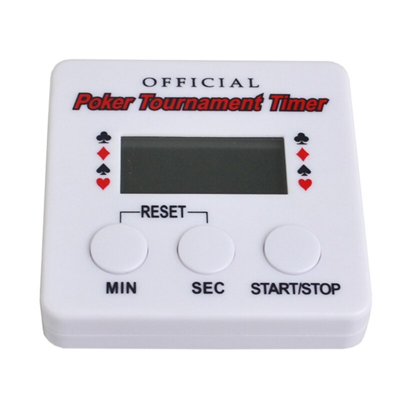 Casino Poker Toernooi Timer Digitale Dealer Timer Black Jack Plastic Poker Chips Game Accessoires