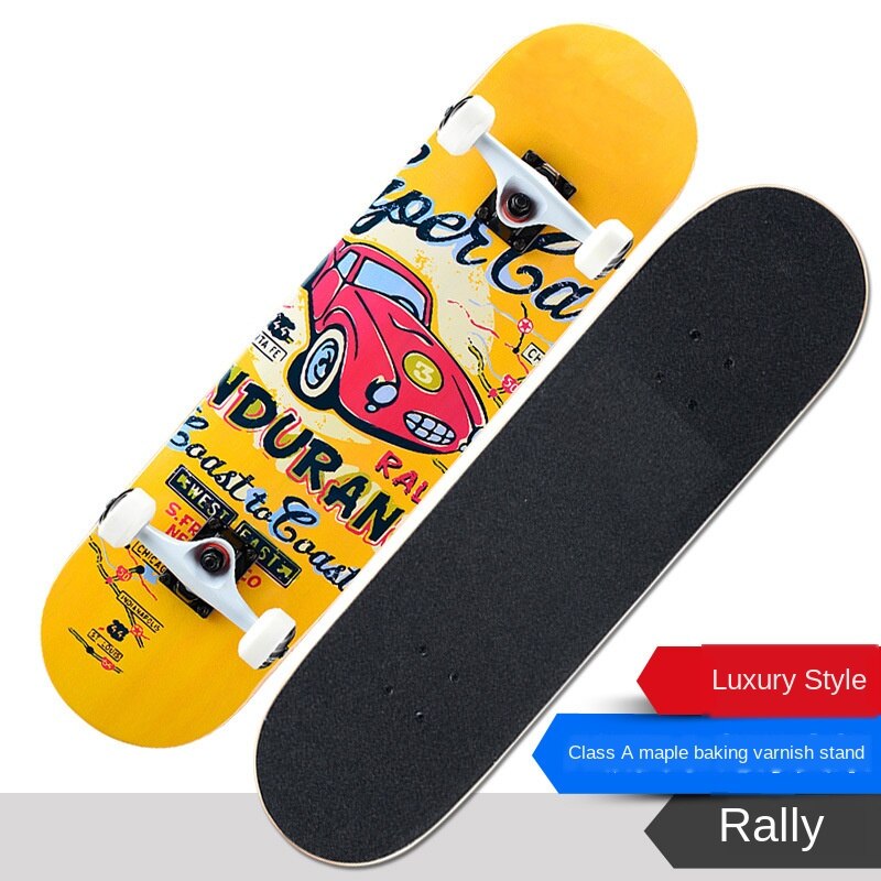 Skate trottinette Double-inclinaison planche à roulettes route brosse rue adulte enfants Lion planche à roulettes sport Scooter débutants